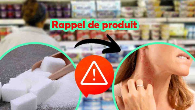 Leclerc, Intermarché, Auchan, Système U rappellent en urgence du sucre vendu en grandes surfaces, il provoque de graves allergies !